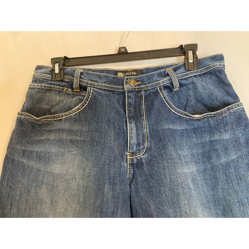 Sean John‎ Mens Jean Shorts Blue Size 34 - Picture 2 of 9